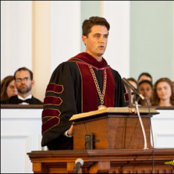 Dr. David Norman Speaks At The Erskine Baccalaureate Service