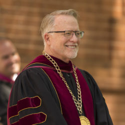 Gustafson At Commencement 17