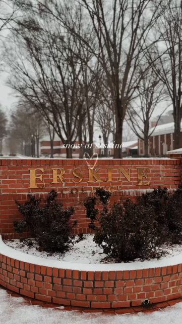 Campus in the snow 😍✨❄️
◦
◦
◦
#erskine #upstatesc #duewestsc #erskinealumni #greenvillesc #greenwoodsc #collegelife #campusvibes #collegecampus #collegestudents #collegebound #collegeexperience #collegegoals #studentlife #campusevents #studygram #campusinspo #collegecommunity #campusgoals #campusphotography #collegestudytips #southcarolina #dormlife #simpsonvillesc #columbiasc #collegefootball #snow #snow2026 #winterweather