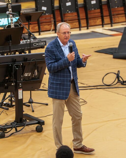 Thanks to Chip Sherer from Bonclarken for stopping by to give a great message during Fleet Fellowship!

#erskinecollege