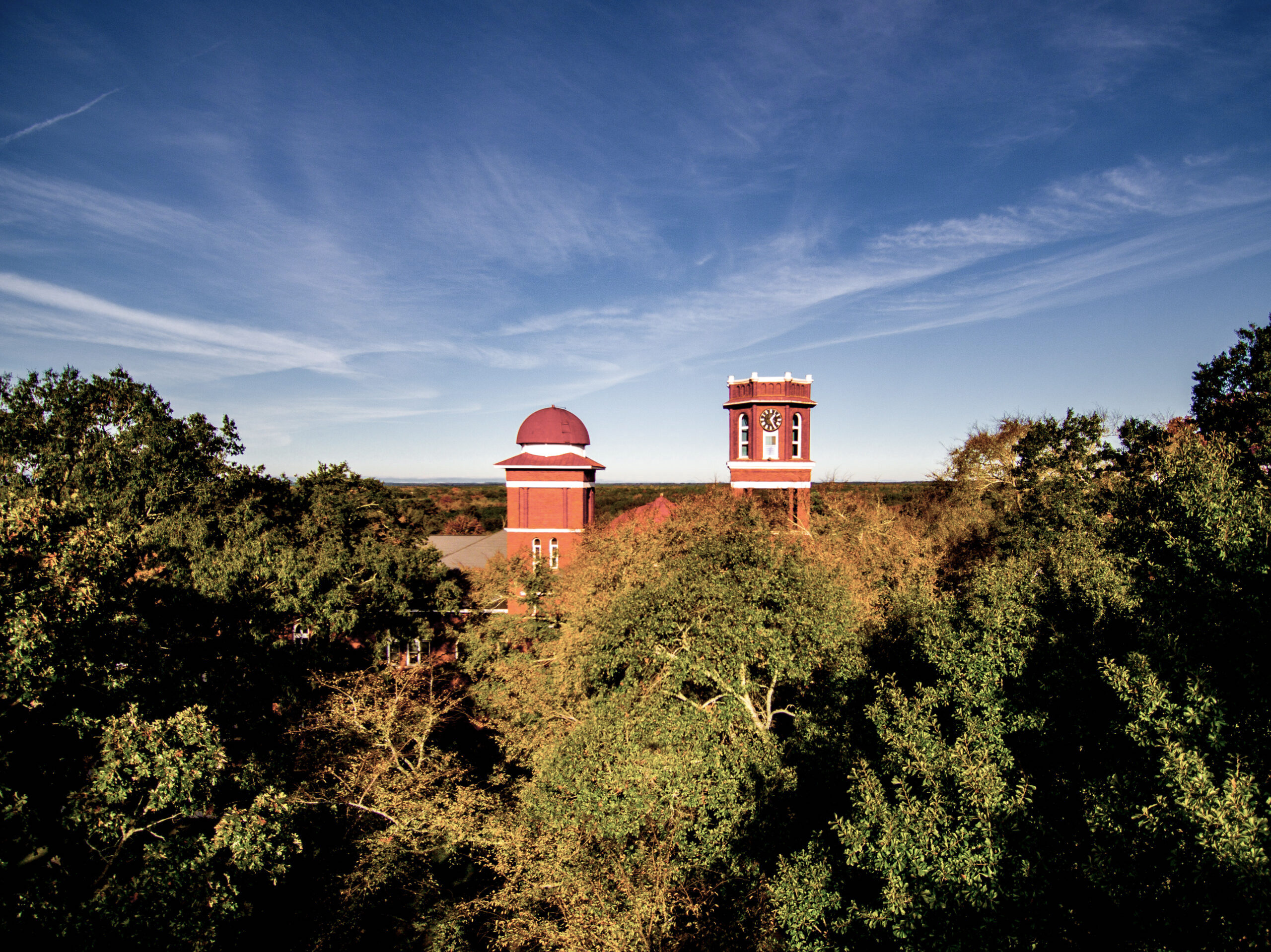Erskine Towers over the trees