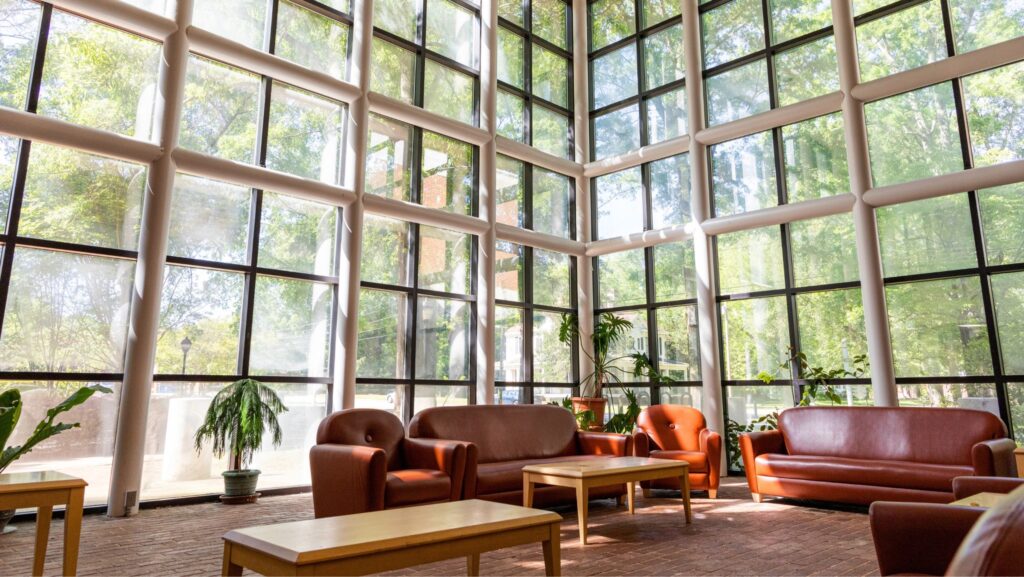 Atrium of the Daniel•Moultrie Science Center