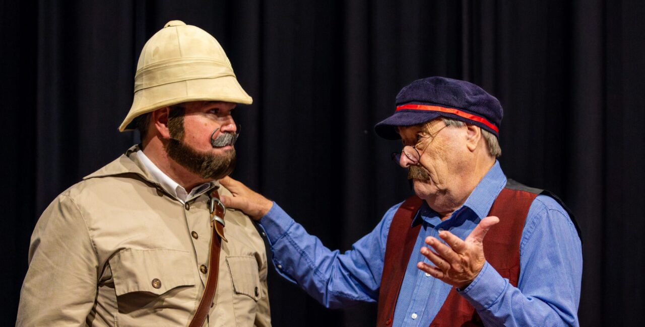 Dr. Noel Brownlee As Stanley And David Payne As Livingstone