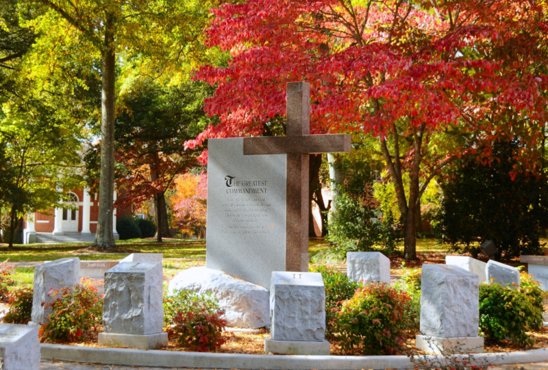 The Prayer Garden at Erskine College