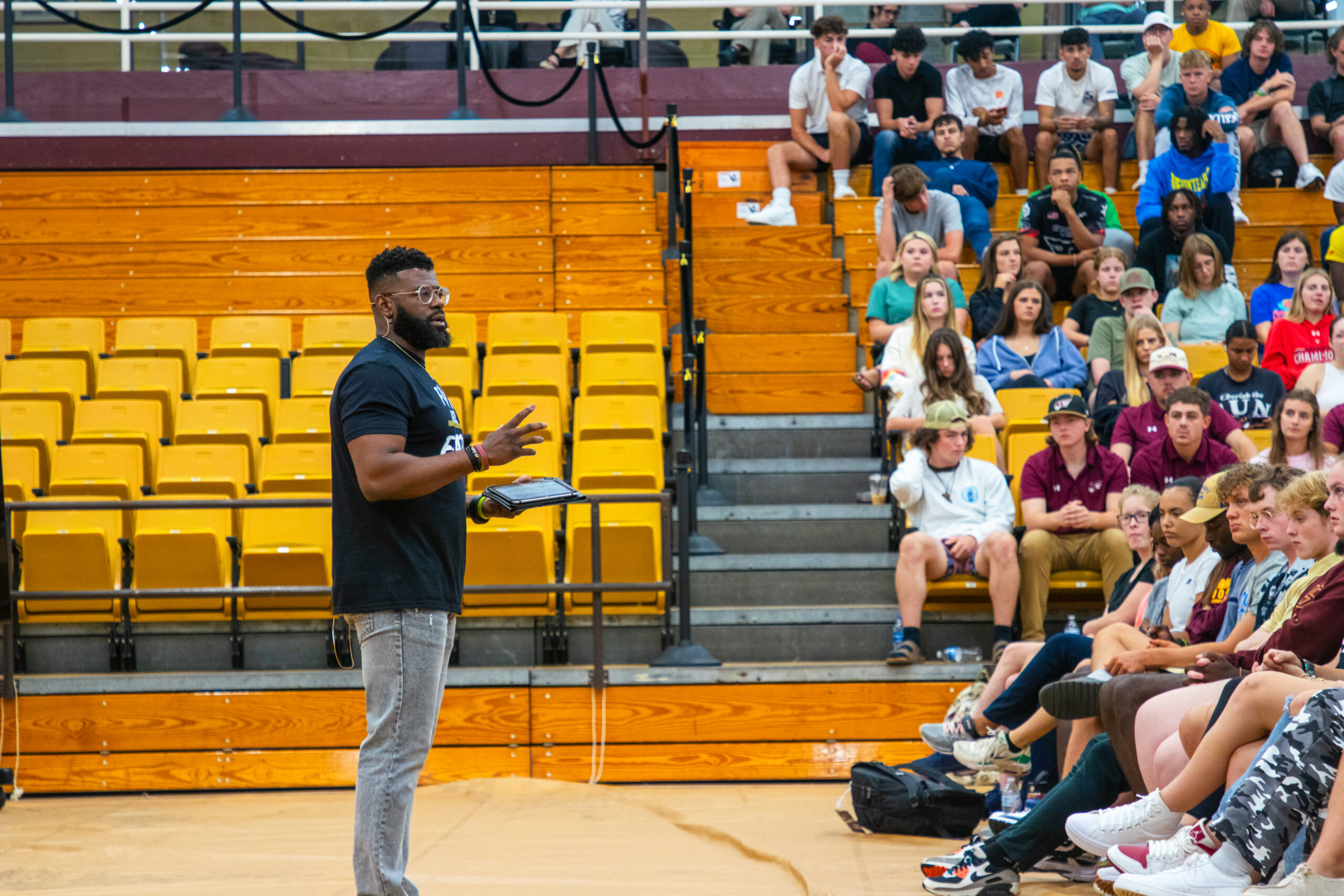 Chaplain Josh Chiles at Fleet Fellowship