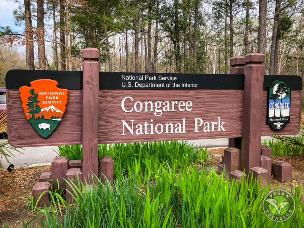 Congaree National Park sign