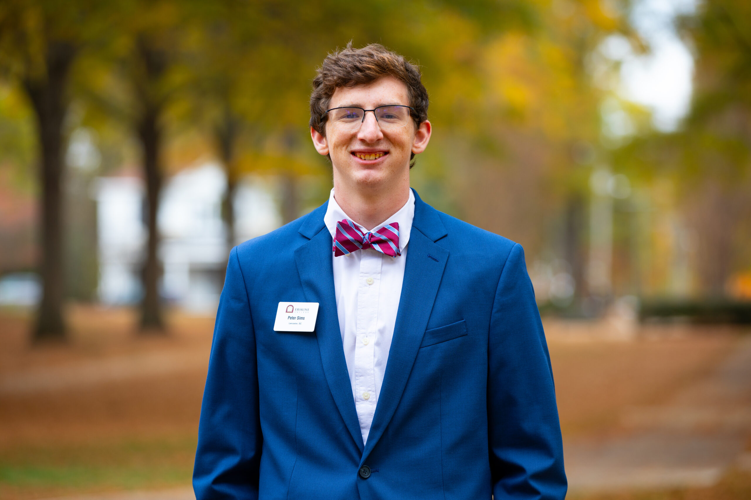 Erskine student Peter Sims