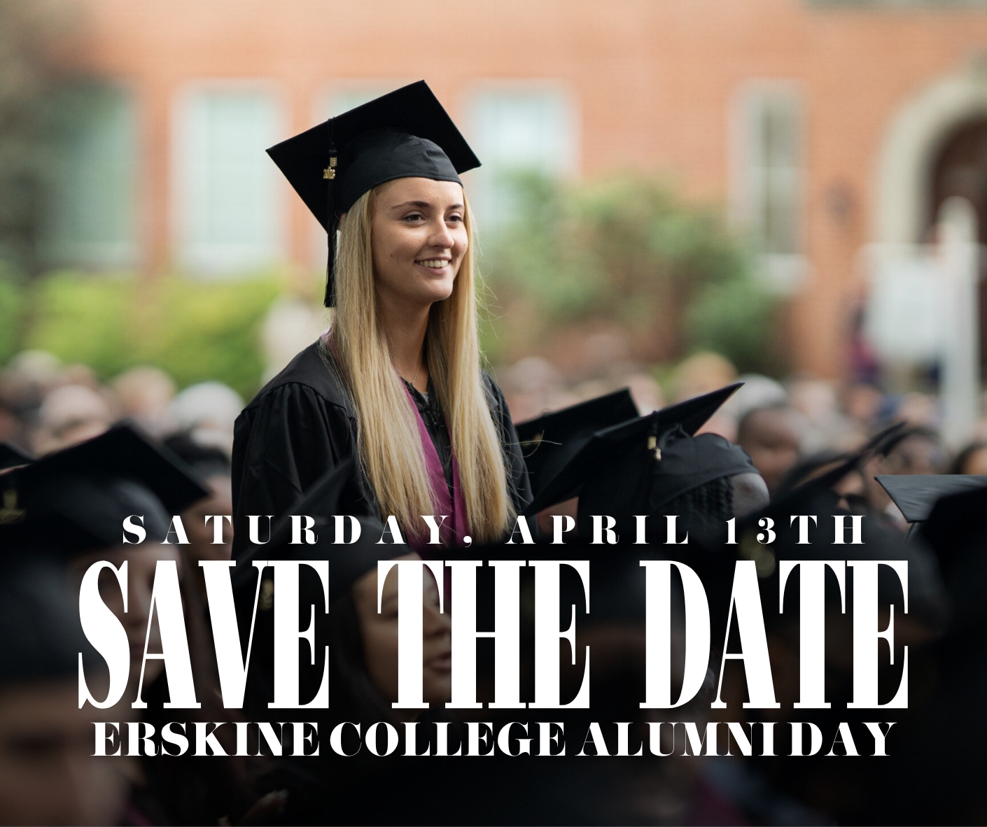 Save the date for the Erskine College Alumni Day: Saturday, April 13th