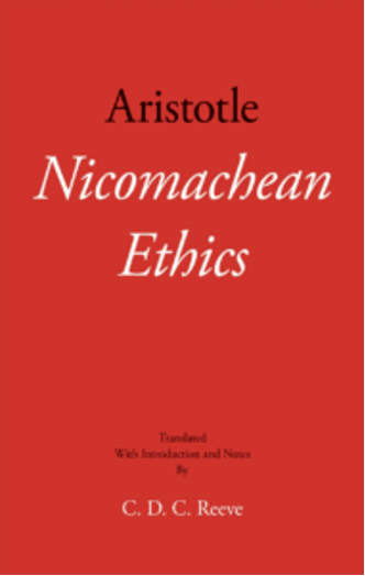 Nicomachean Ethics by Aristotle - book cover