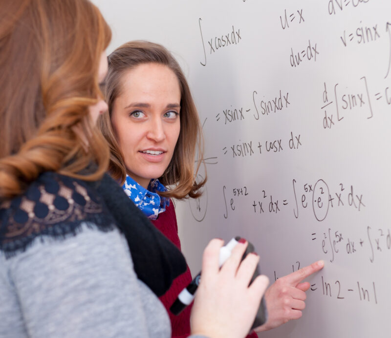 Dr. Catherine White, who "brought the idea of grad school down to earth" for Glover
