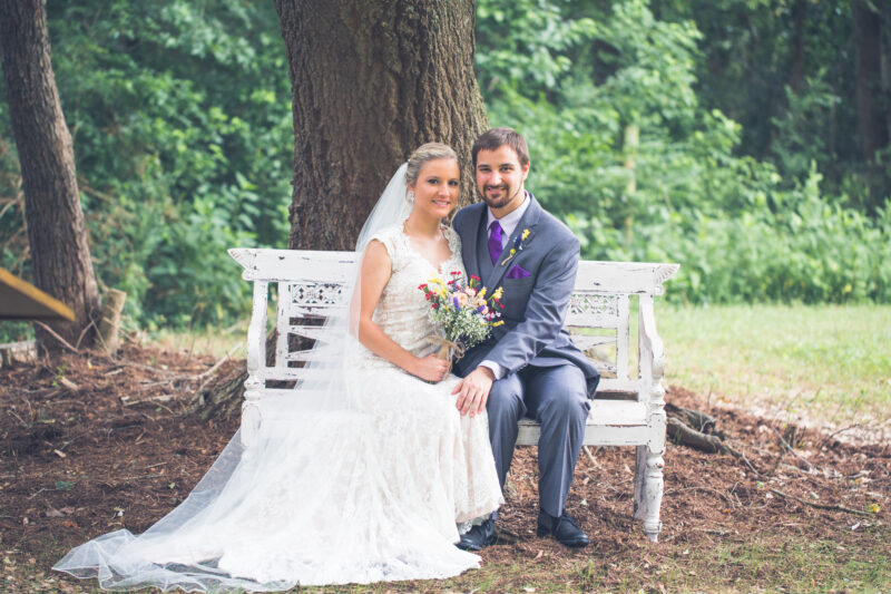 Rachel Lloyd and Justin Glover were married a few weeks after her 2018 Erskine graduation.