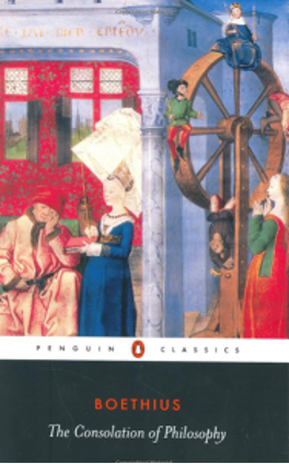 Book cover - The Consolation of Philosophy by Boethius