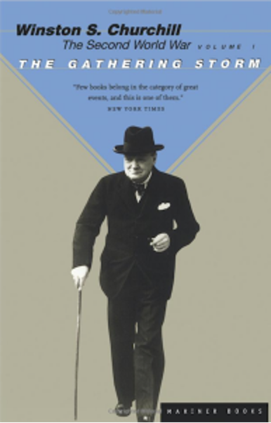 Book cover - Winston S. Churchill, The Second World War, vol. 1 - The Gathering Storm