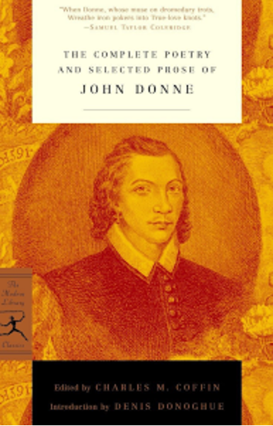 Book cover - The Complete Poetry and Selected Prose of John Donne