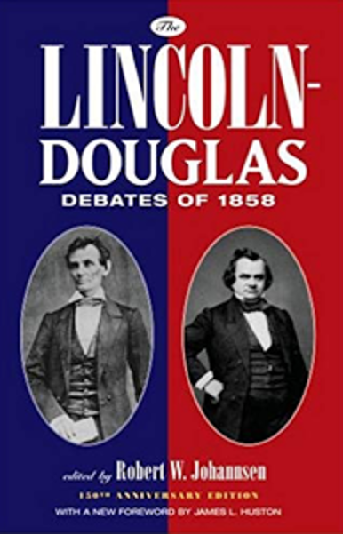 Book cover - Lincoln-Douglas Debates of 1858