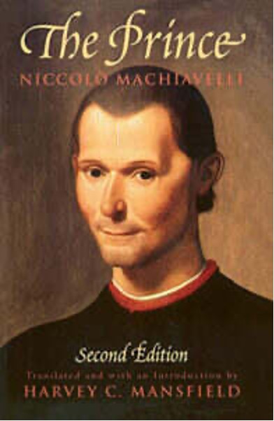 Book cover - The Prince by Niccolo Machiavilli