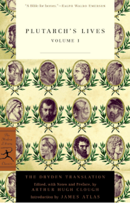 Book cover - Plutarch's Lives, volume 1