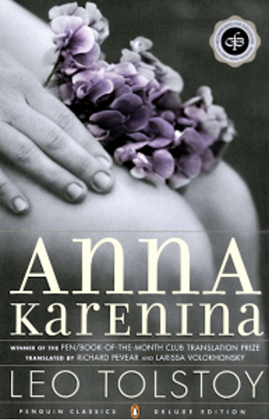 Book cover - Anna Karenina by Leo Tolstoy