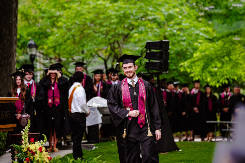 John Paul Bell, Jr., winner of the Algernon Sydney Sullivan Award