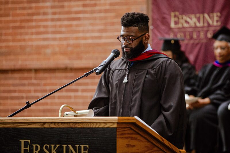 Chaplain Josh Chiles gave the invocation.
