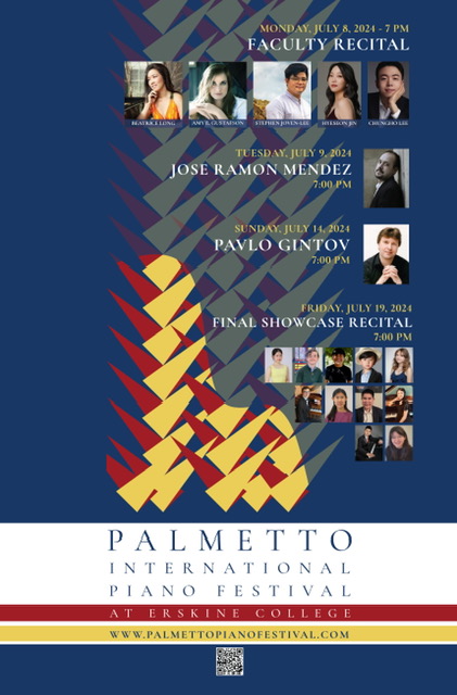 Palmetto International Piano Festival July 7-19