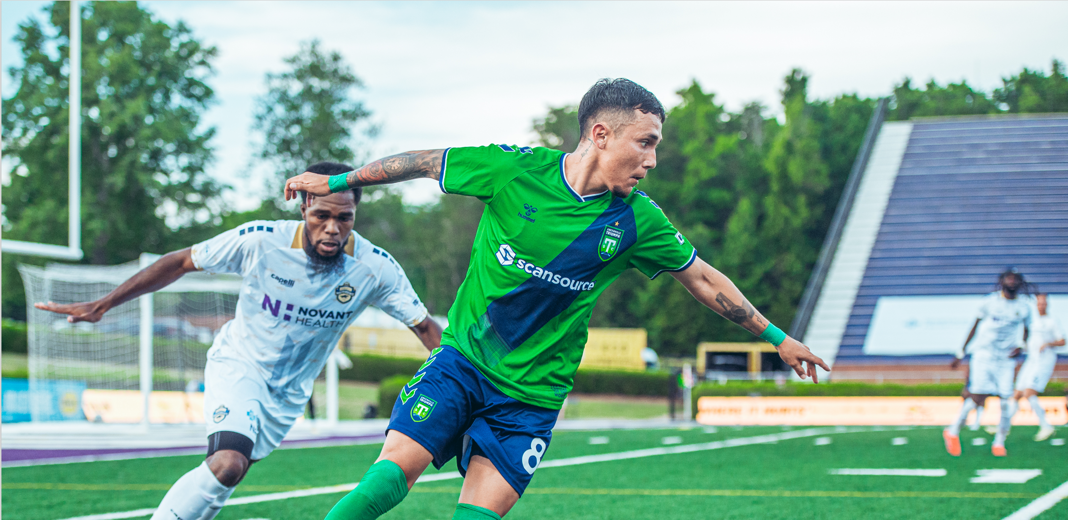 Greenville Triumph soccer game.
