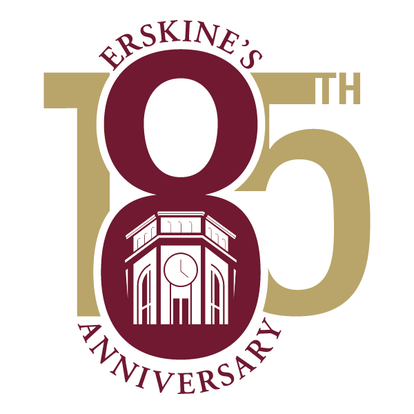 Erskine's 185th anniversary logo