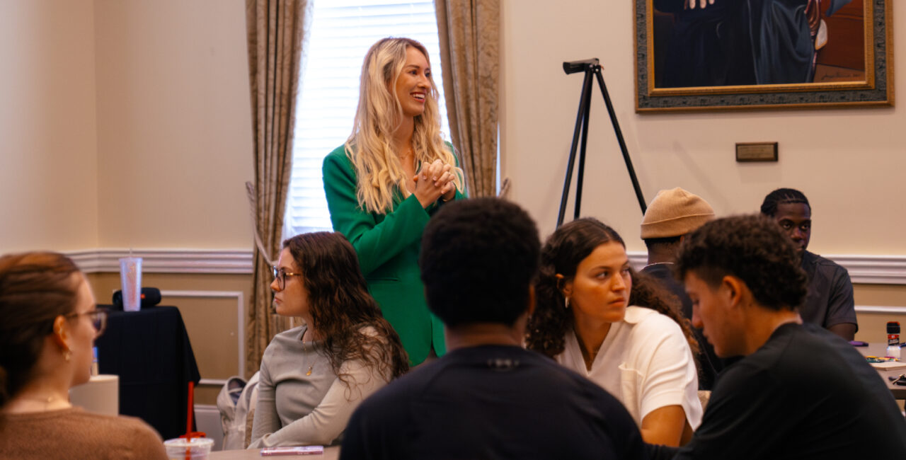 Faith Wright Armstrong Addresses Students