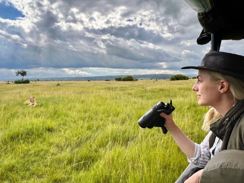 Dr. Abu Sarah on safari in Kenya