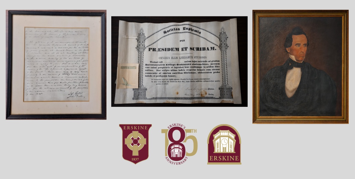Samples of items in Erskine's online archives