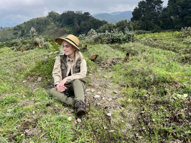 Dr. Abu Sarah in Volcanoes National Park, Rwanda