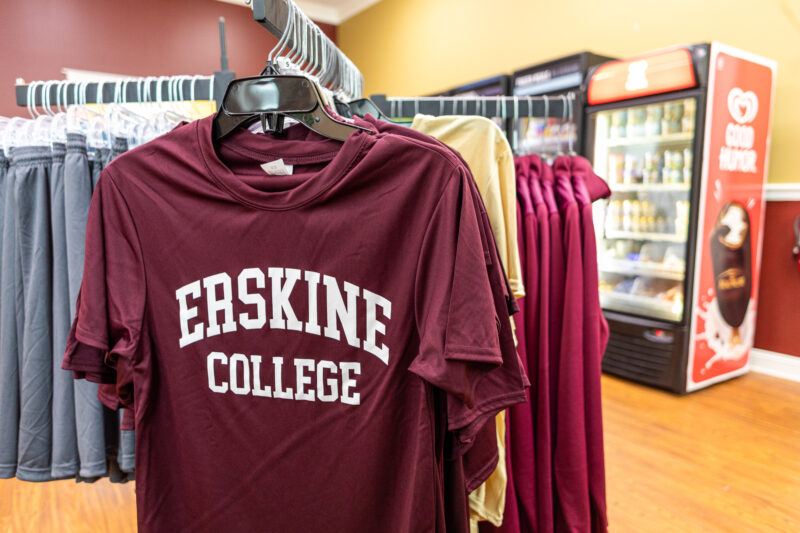 Erskine College T-shirt in the Fleet Shop