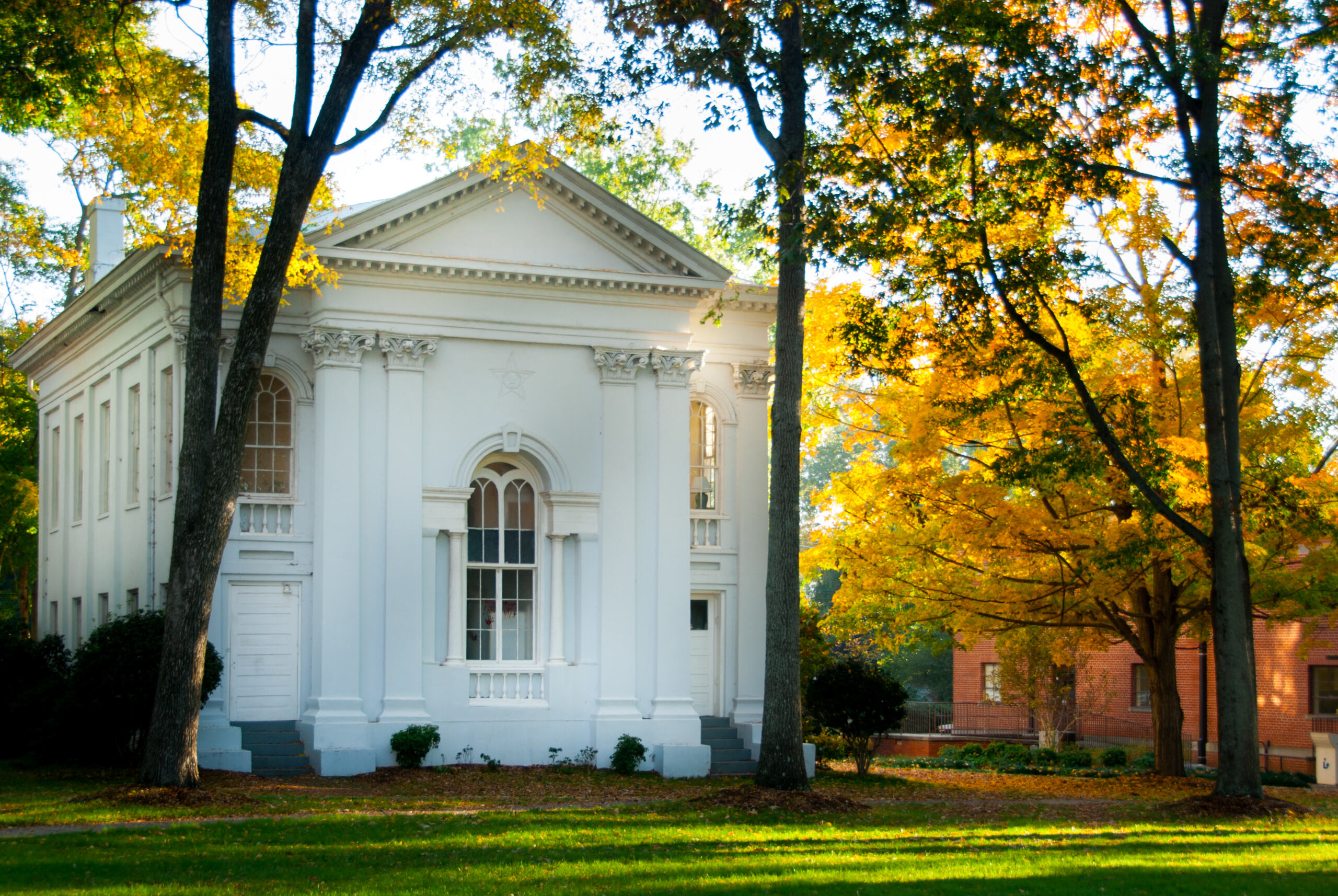Philomathean Hall, the oldest building on the Erskine campus