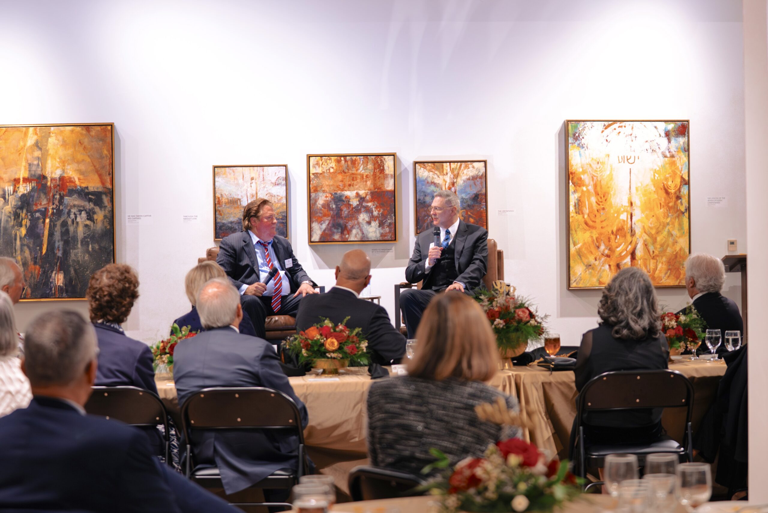 Patrick O'Donnell, left, and Erskine President Dr. Steve Adamson