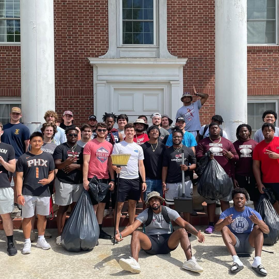 Student Work Week (football Team Group Photo)