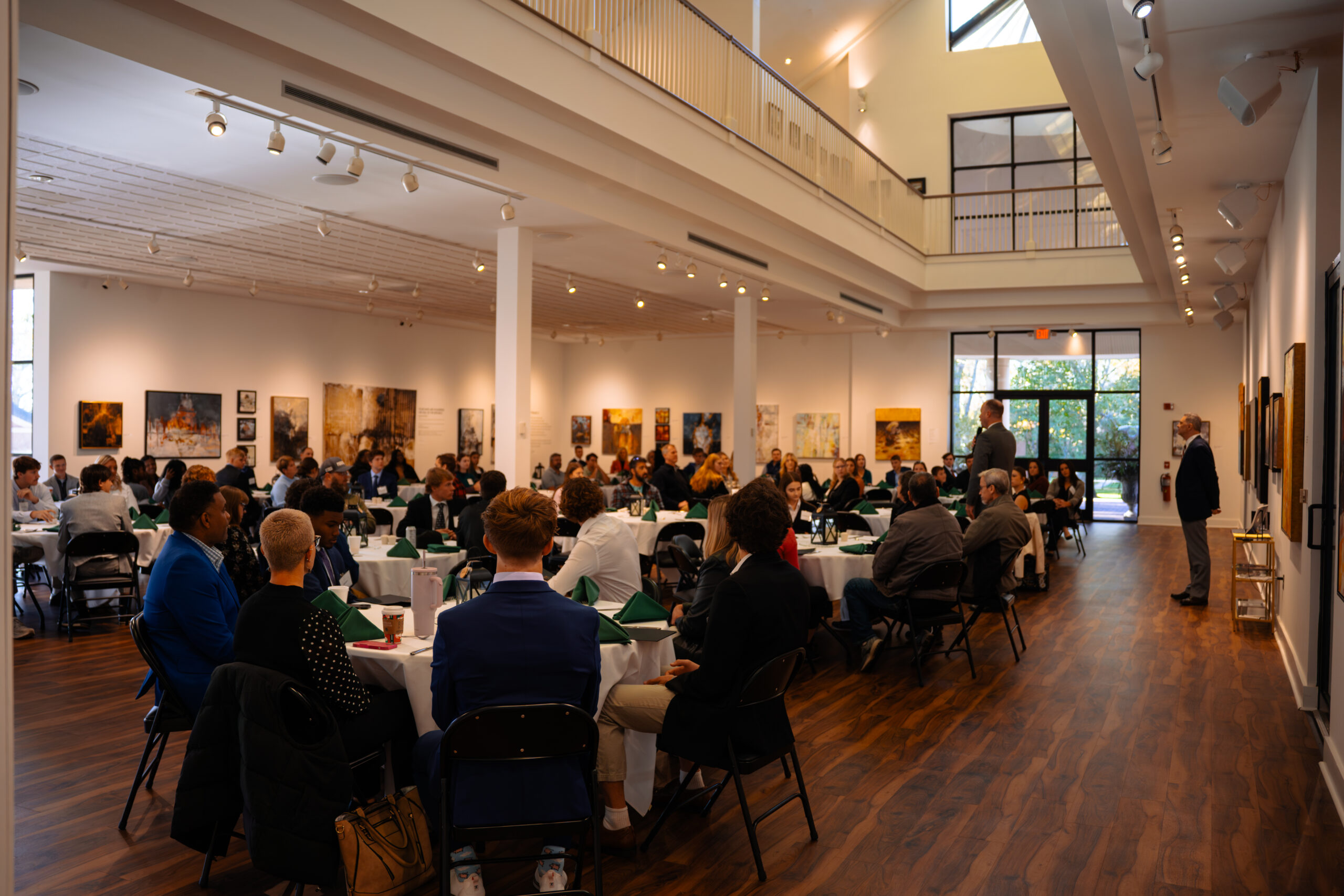 Students attend the Erskine Presidential Scholarship competition