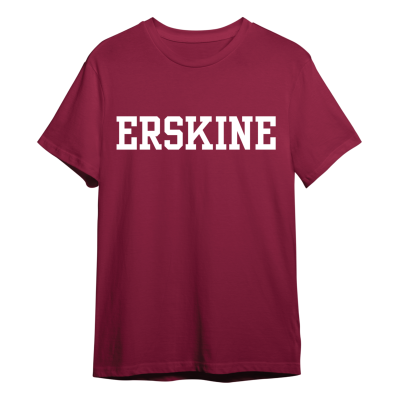 Alumni Day T-shirt with "Erskine" on it