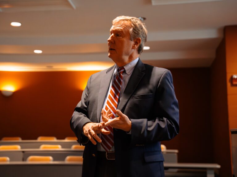 David Conner, JD, during a lecture