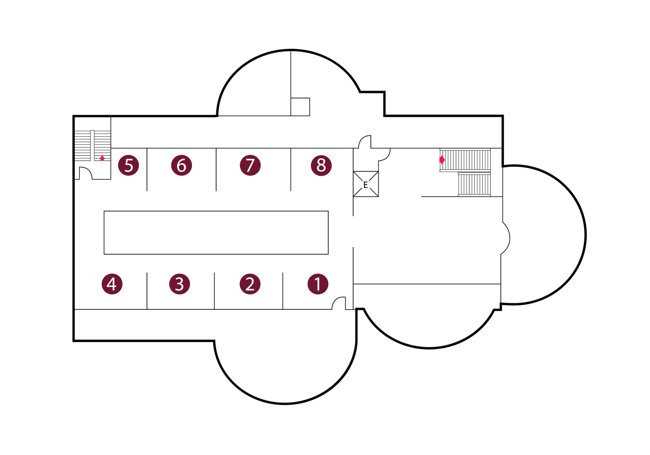 Erskine History and Heritage Gallery layout