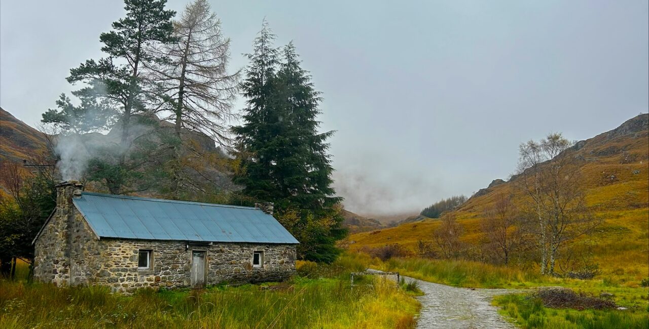 A bothy on the west coast of Scotland