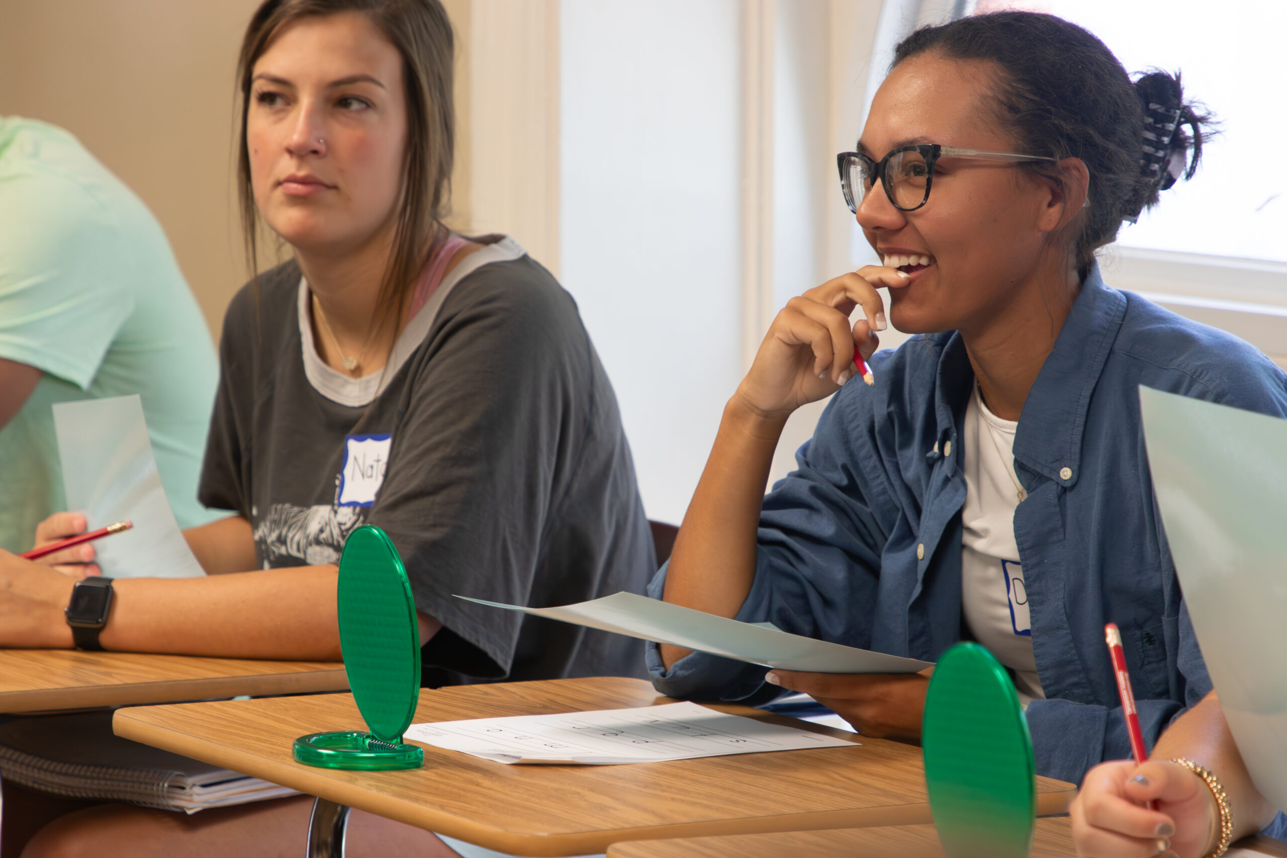 Erskine education students engage in class