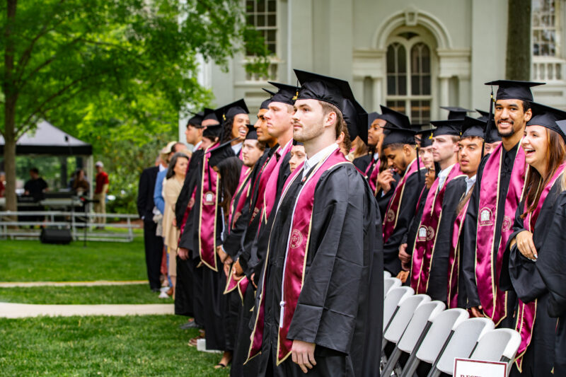2026 Graduates look on