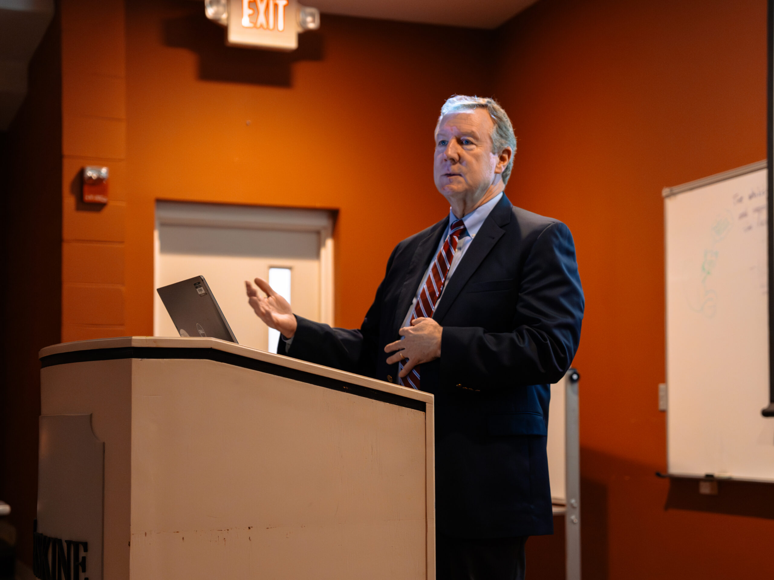 David Conner speaks at Erskine