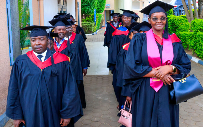 Students at Erskine's Global Diploma graduation