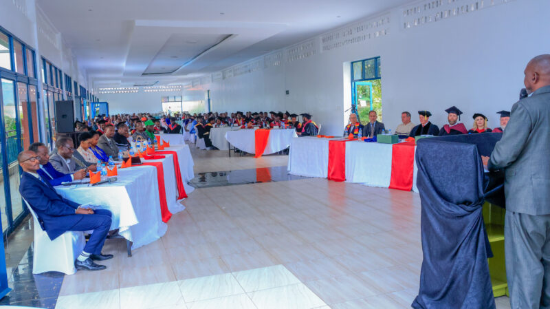 Commencement Ceremonies in Runda, Rwanda