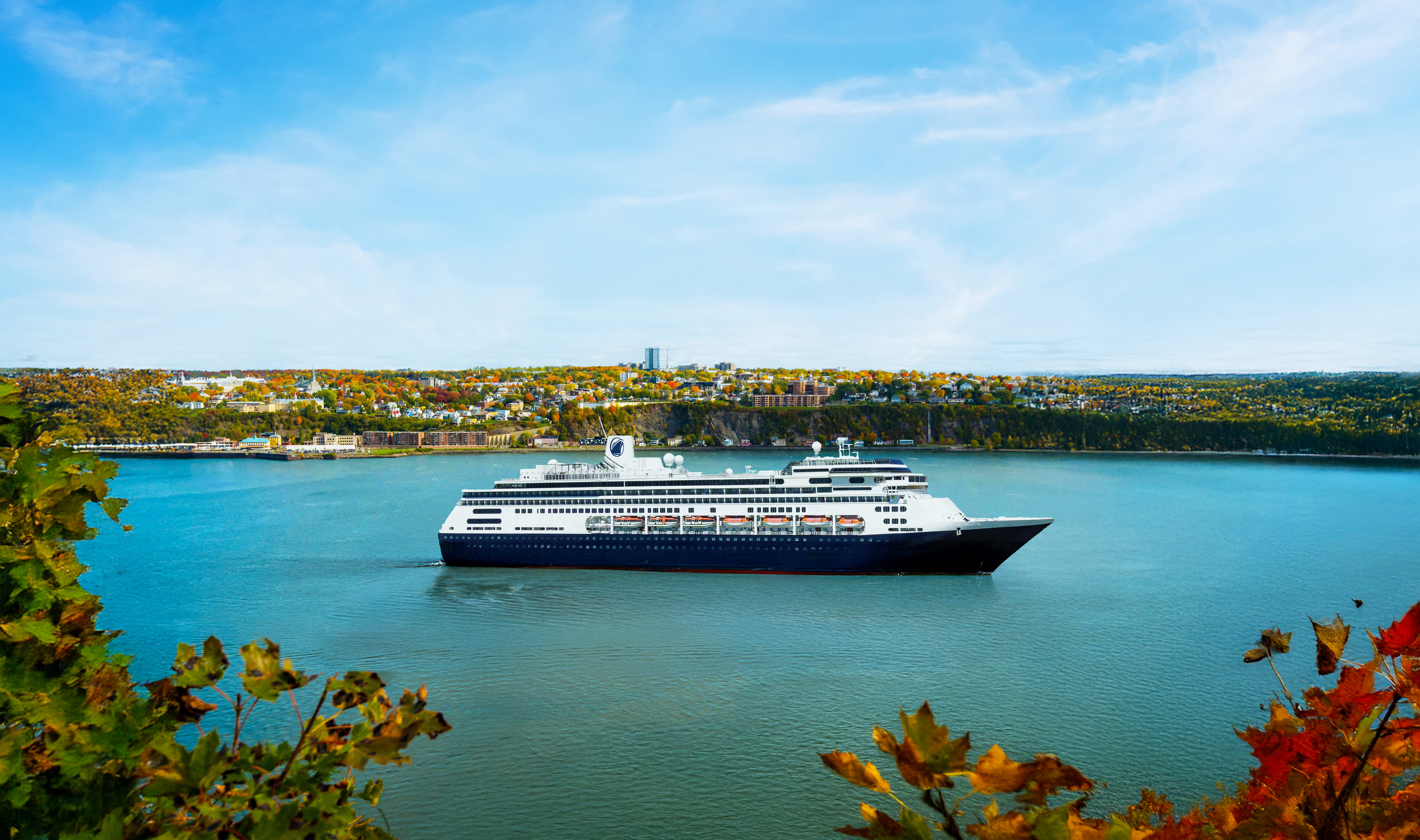 Cruise ship on the St. Lawrence River