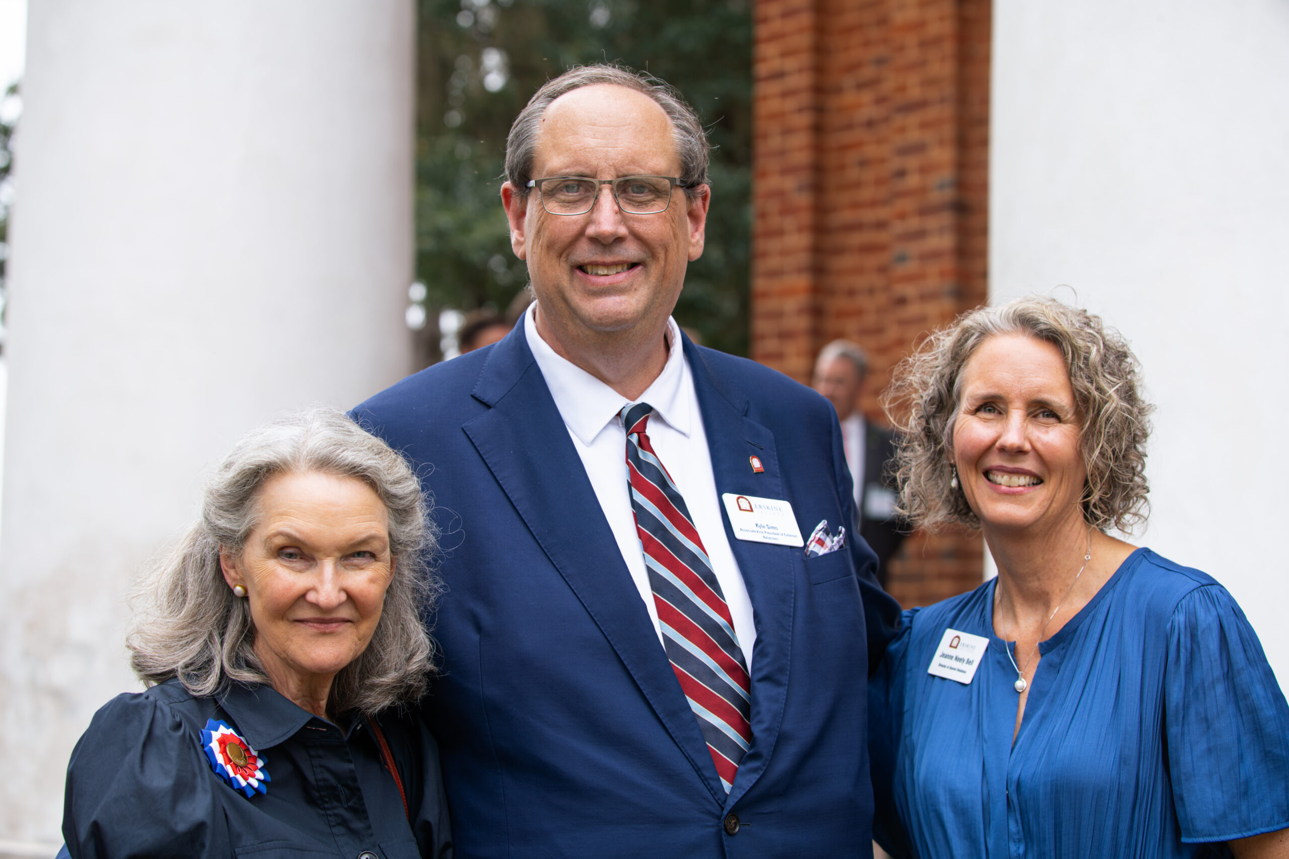 Helen Taylor, Kyle Sims, and Jeanne Bell